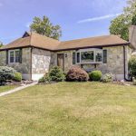 Bordentown Township NJ stone front ranch style home