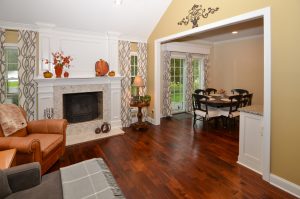 Interior of a home buyers are touring in Hamilton Township NJ
