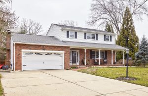 Colonial home in Hamilton Township NJ with strong curb appeal and driveway