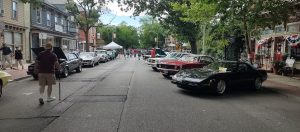 Visitors attending the annual Street of Dreams classic car show in downtown Bordentown City NJ
