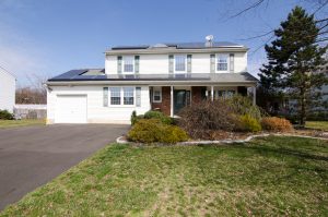 Hamilton Township NJ home with rooftop solar panel installation