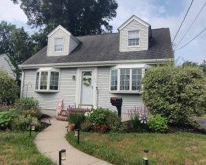 Cape Cod style home in the Mercerville neighborhood of Hamilton Township NJ.