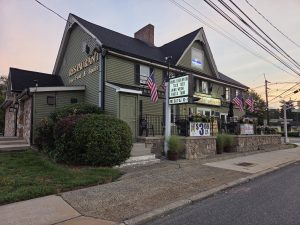 Exterior of Bill’s Olde Tavern in Hamilton Township NJ showing the longtime neighborhood tavern building along the street