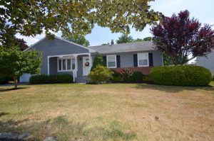 Single-story ranch home in the Sunnybrae section of Yardville in Hamilton Township NJ.